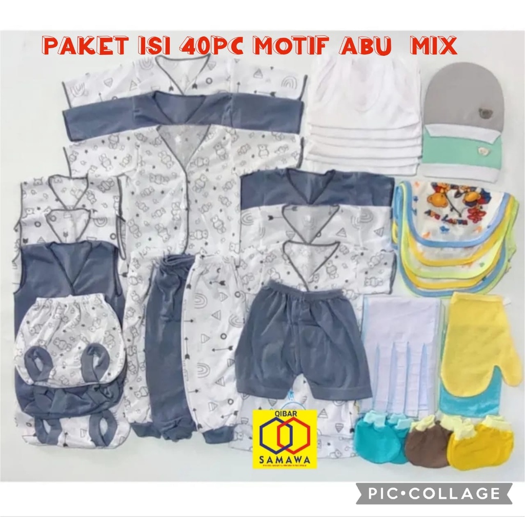 40 pcs Perlengkapan Bayi Baru Lahir Paket Hemat Ekonomis