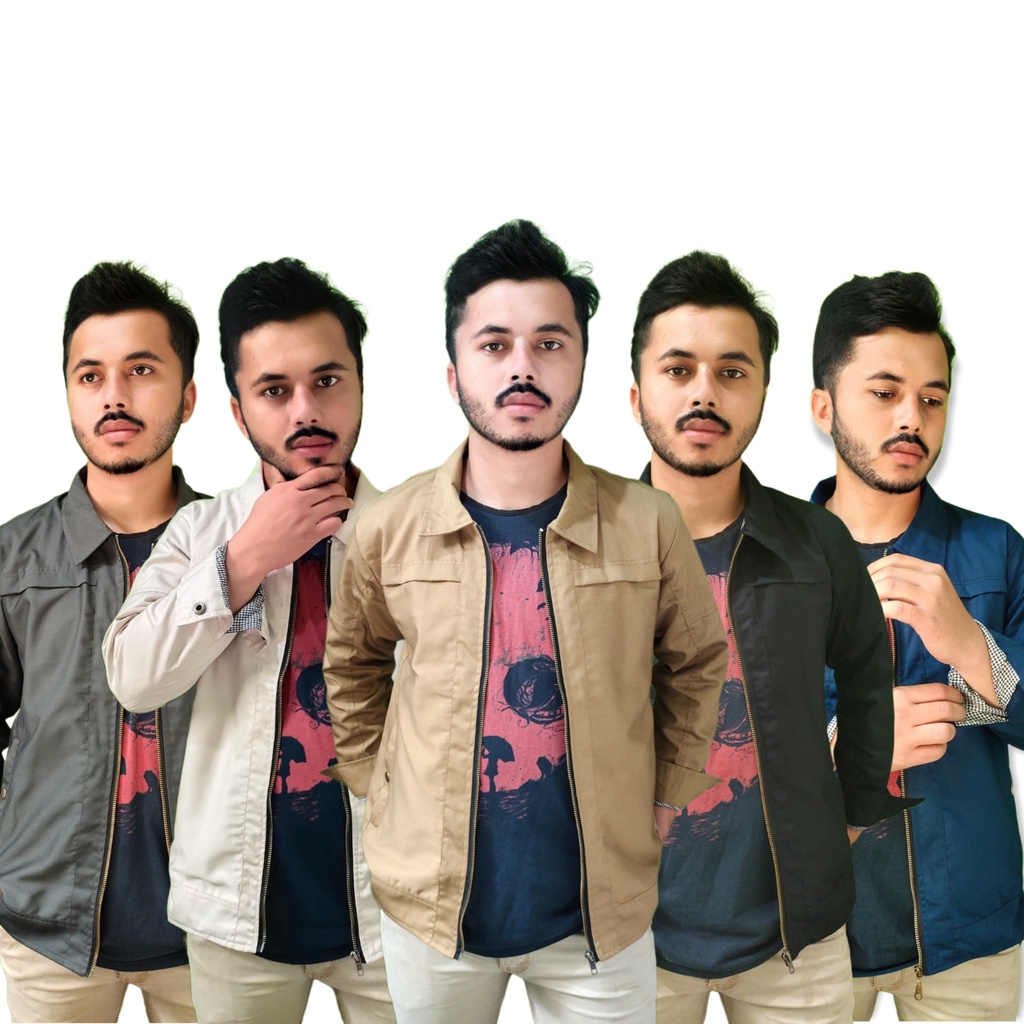 JAKET CASUAL PRIA SEMI FORMAL FABRIC COTTON