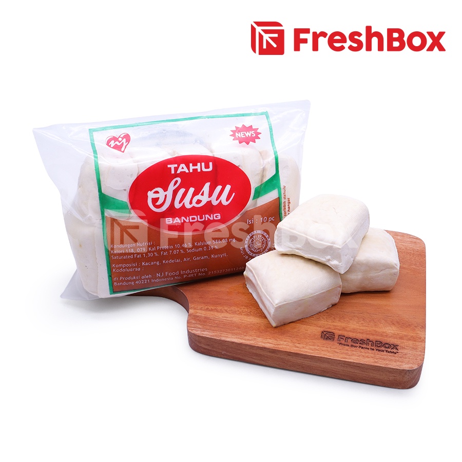 

Tahu Putih Susu Bandung10 pcs Freshbox