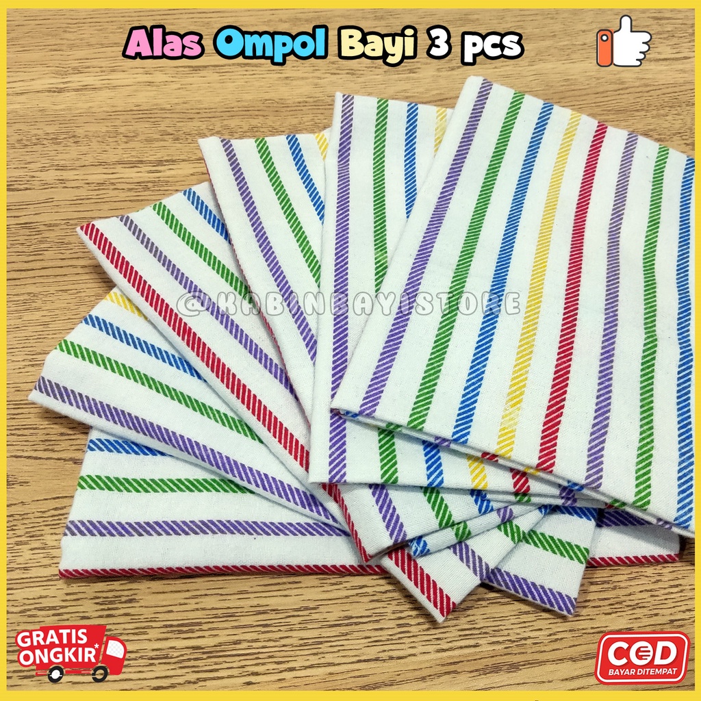 3 Pcs Alas ompol lap bayi newborn
