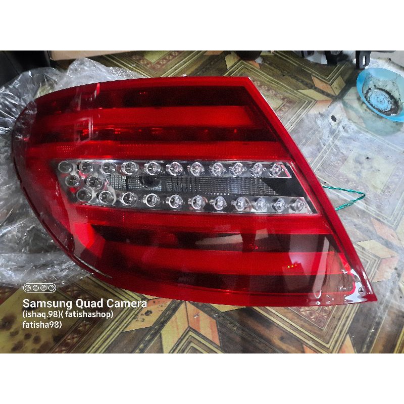stoplamp lampu belakang mercedes-benz mercy c-class w204 kiri +led original