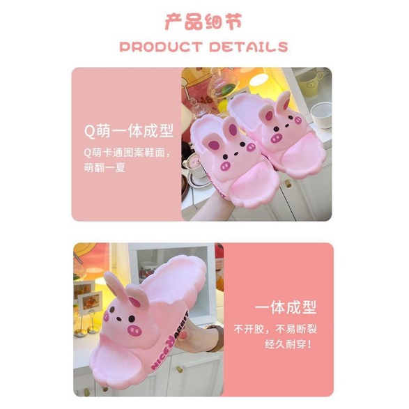 Sandal Slop Kelinci Import High Quality S2