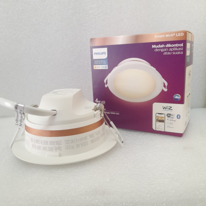 LAMPU DOWNLIGHT LED PHILIPS SMART WIFI 4-9 WATT TUNABLE WHITE