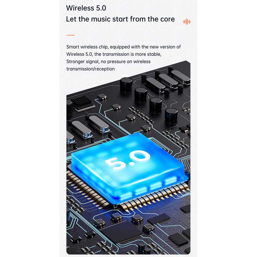 VIKEFON Wireless Audio Receiver Bluetooth 5.0 TF Card RCA AUX - C39 ( Mughnii )