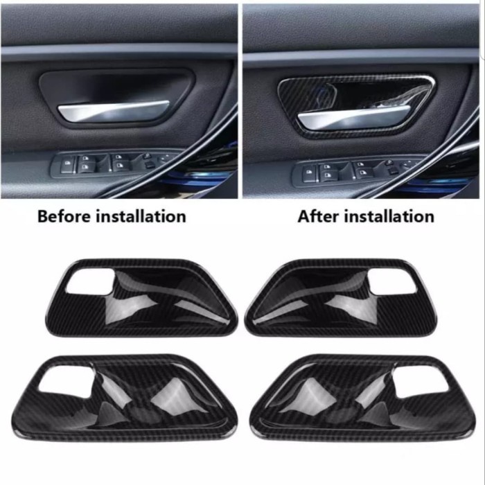 BMW F30 Door Handle Bowl Carbon Panel