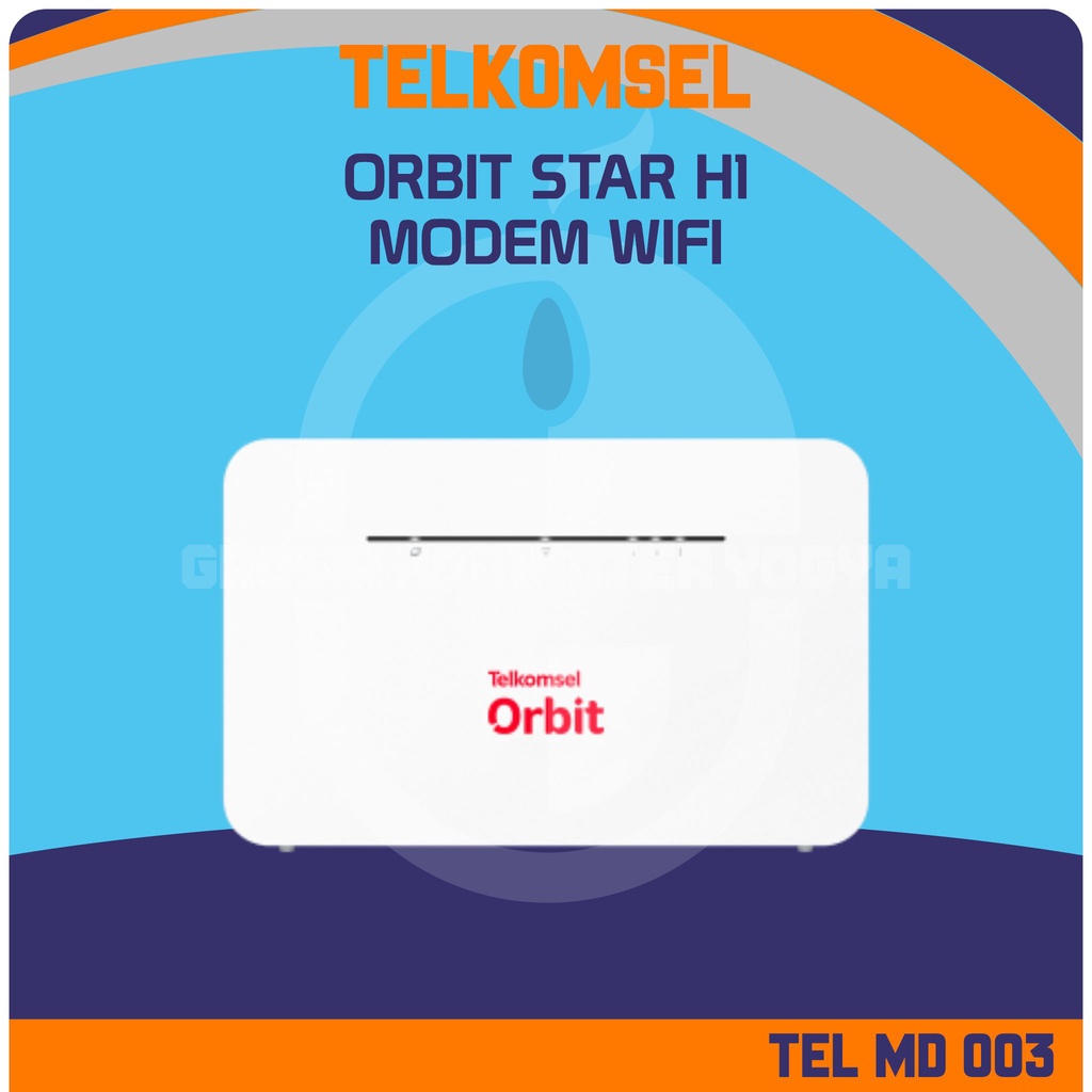 Telkomsel Orbit Star H1 15Mbps 32 User 2.4GHz Wireless Modem WiFi