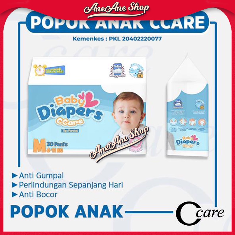 Popok Bayi C Care Air Diapers Pants Dan Tape Anti Gumpal Celana dan Perekat