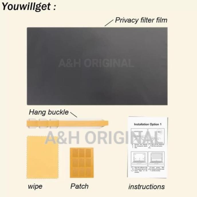 Filter Antispy Anti Spy Laptop 14 inch Privacy Screen Guard Notebook
