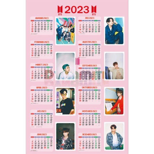 

kalender BTS 2023 kualitas HD