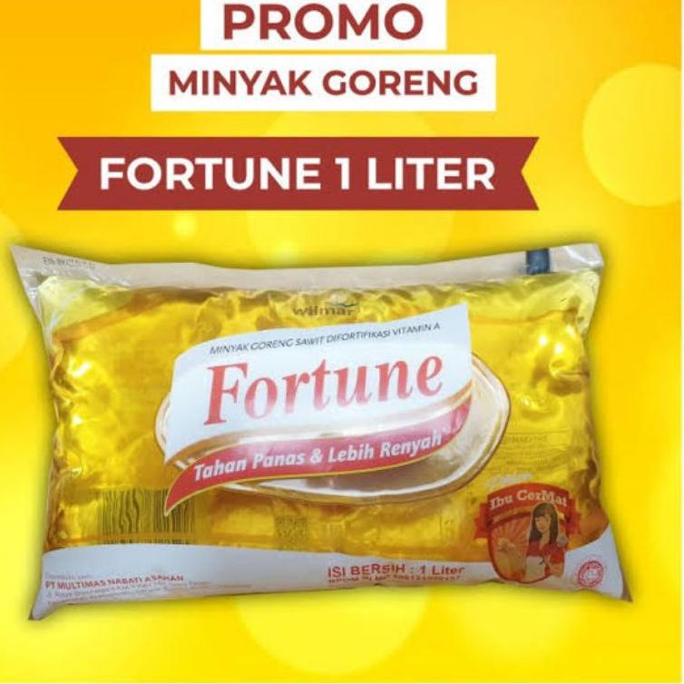 

↻ Minyak Goreng Fortune Bantal 1L ョ