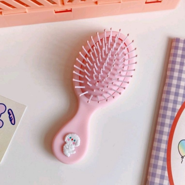 Sisir Mini Travel Brush Sisir pijat Sisir anak dan dewasa / Cartoon Airbag Cushion Comb Men and Women Home Head Massage Hair Styling Curly Hair