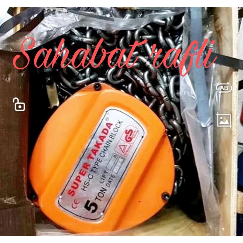 takel 5ton x 5mtr super takada