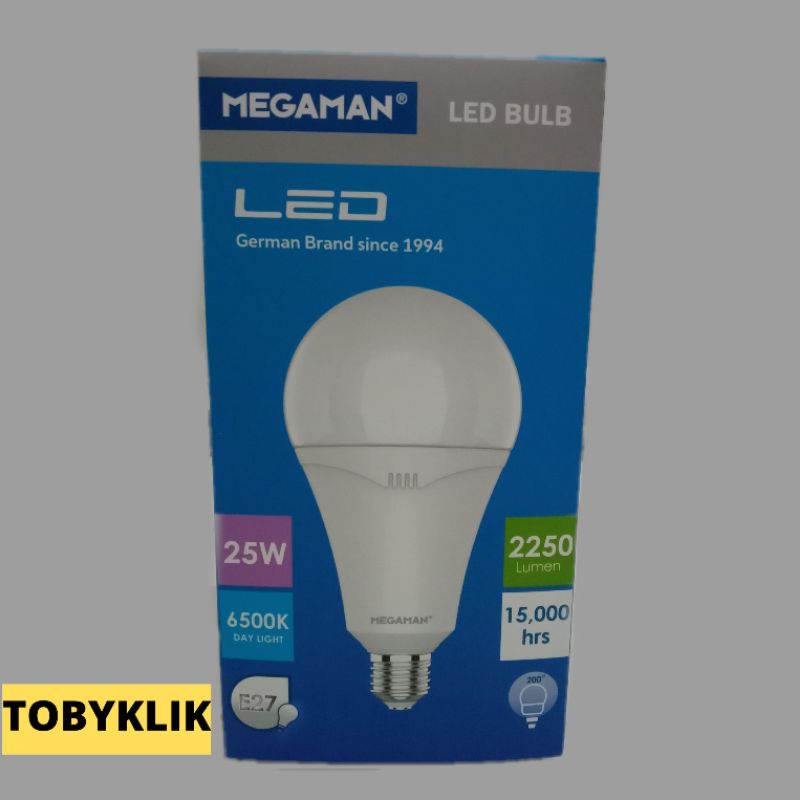 Lampu Bohlam LED MEGAMAN Putih 25W