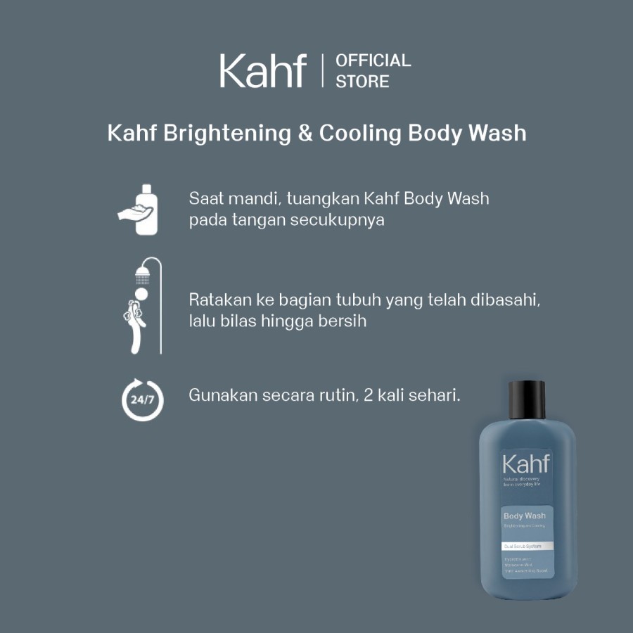 Kahf Body Wash Brightening And Cooling 200Ml