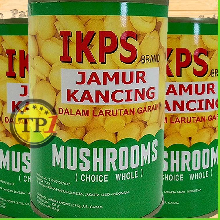 

(♥C6369] Jamur Kancing Kaleng IKPS 425 Gram Whole Mushroom Dalam Kaleng