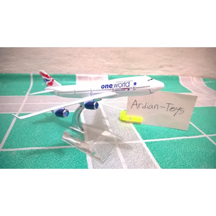 Miniatur Pesawat British Airways B747-400