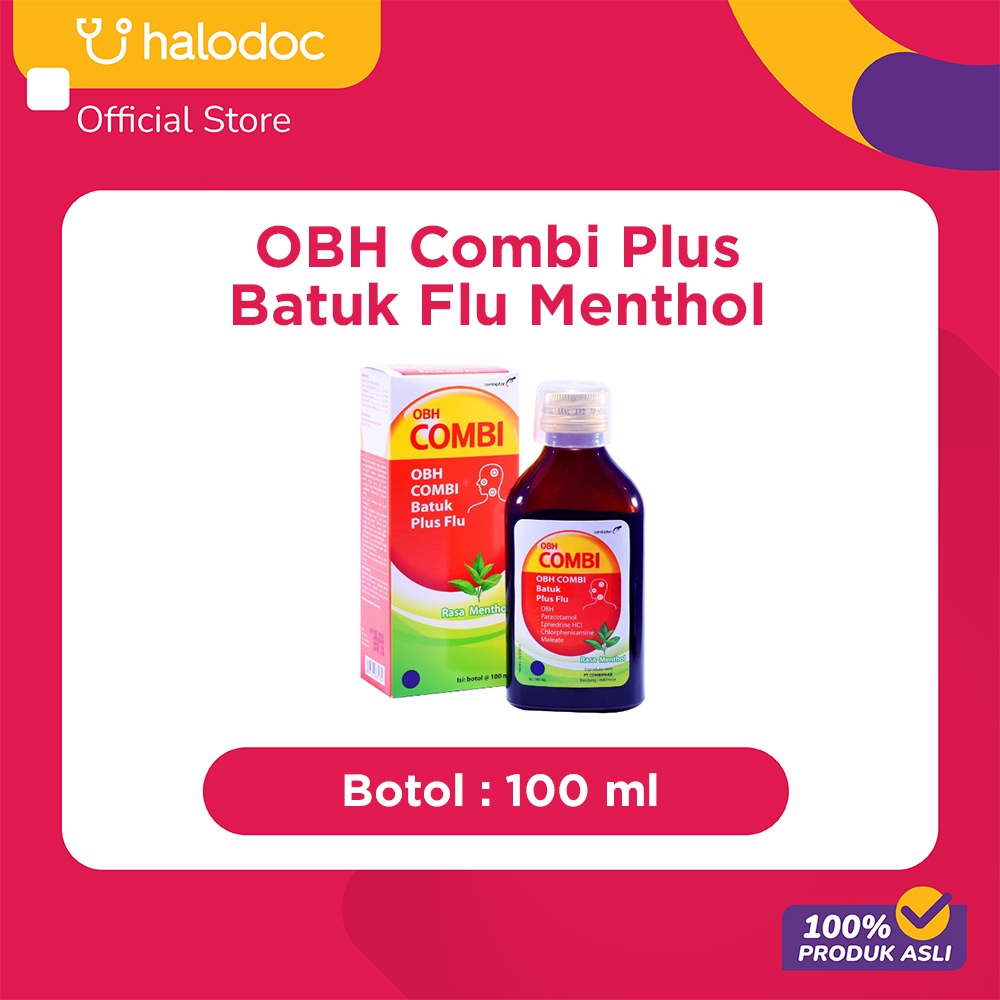 OBH Combi Plus Batuk Flu Menthol 100 ml