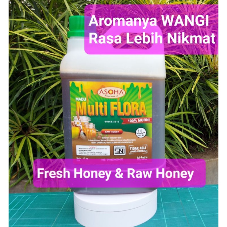 

Madu MultiFlora 2.5kg harga grosir madu asli madu murni raw honey no tipu-tipu