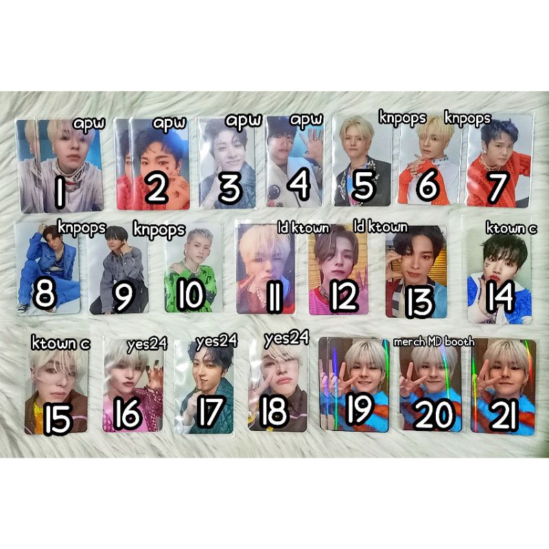 [READYSTOCK] PC Photocard Treasure TSS Chapter 2, LD Ktown, KNPOPS, YES24, Applewood