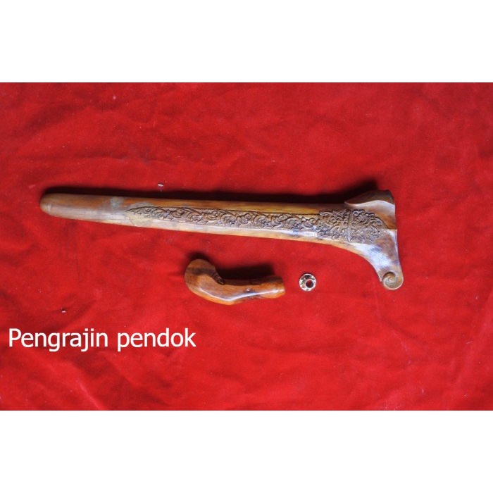 warangka keris sandang walikat ukir kayu sawo PP7878