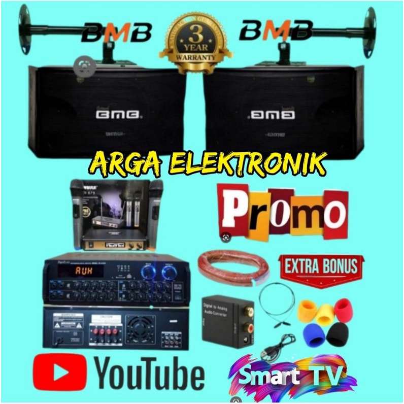 PAKET SPEAKER BMB 10 INCH PAKET SPEAKER KARAOKE BMB ORIGINAL MURAH
