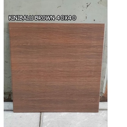 Keramik Mulia 40x40 Kinibalu Brown