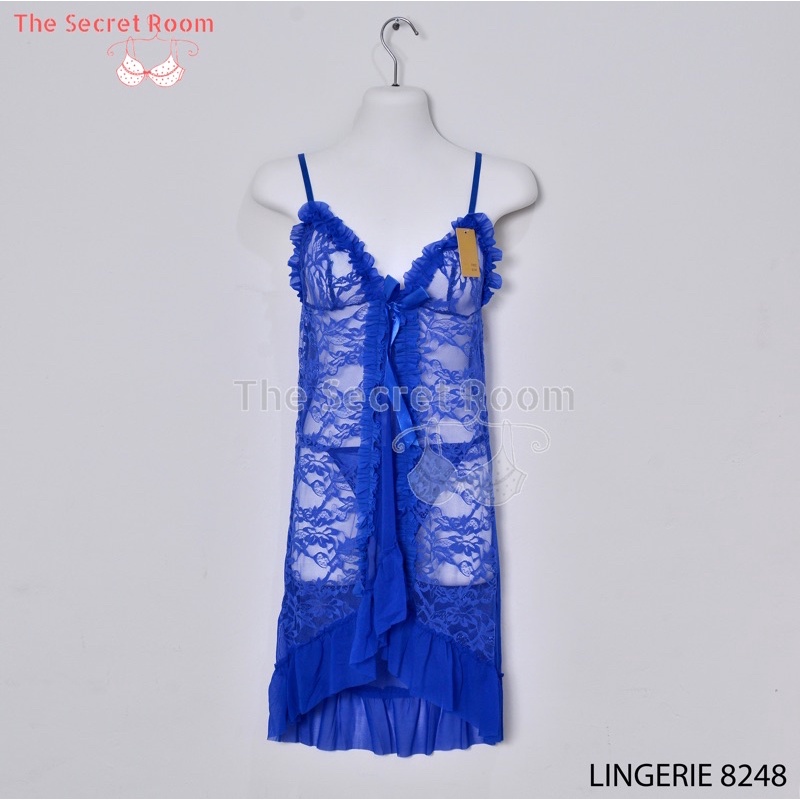 TALLY BAJU TIDUR LINGERIE 8248 I FREE SIZE I BAHAN RENDA
