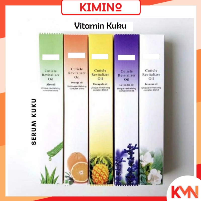 KMN Vitamin Kuku Serum Nail Cuticle Minyak Kuku Kutikula Revitalizer Oil Menicure Pedicure Halal