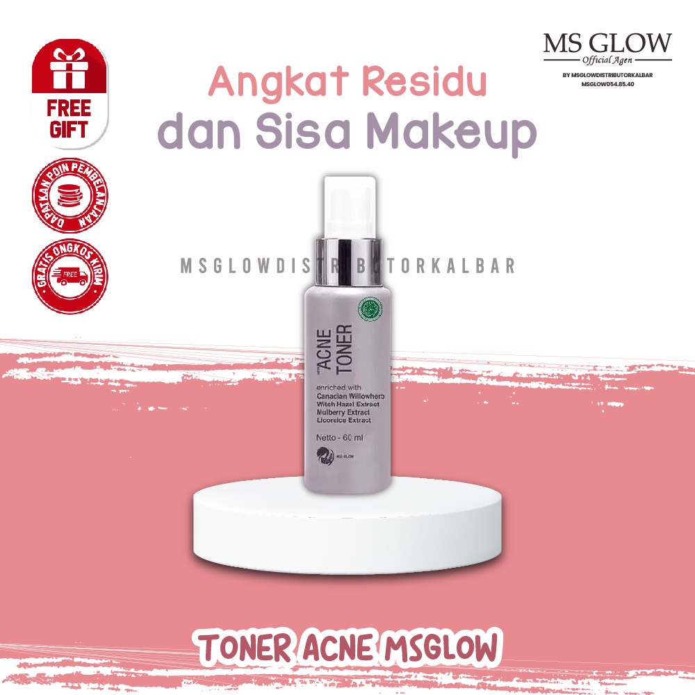Ms Glow Toner Acne Skincare Untuk Kulit Berjerawat Dan Perawatan Penghilang Komedo By Msglowdistribu