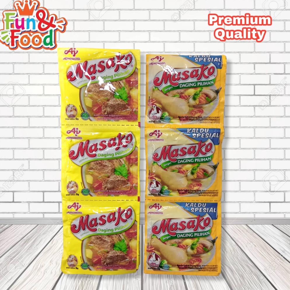 

(N-T2T)(☛) Masako Ayam / Masako Sapi - 1 Renceng (12pcs) viral