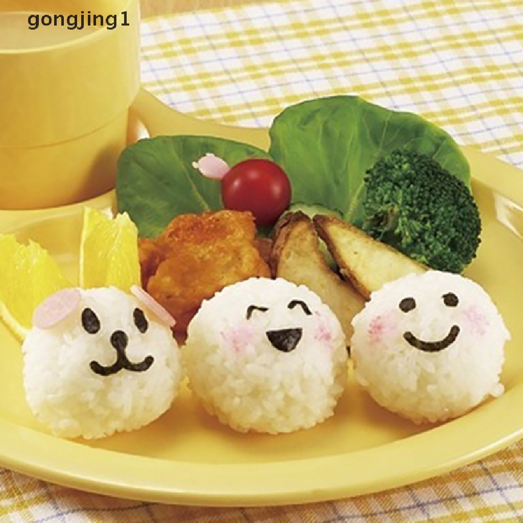 Ggg 1PC Rice Ball Mold Sushi Maker Peralatan Kit, Rice Ball Cetakan Roll Kue Sushi ID