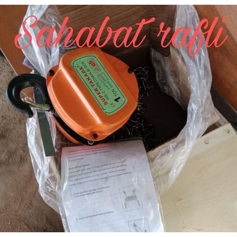 takel 1ton x 3mtr super takada