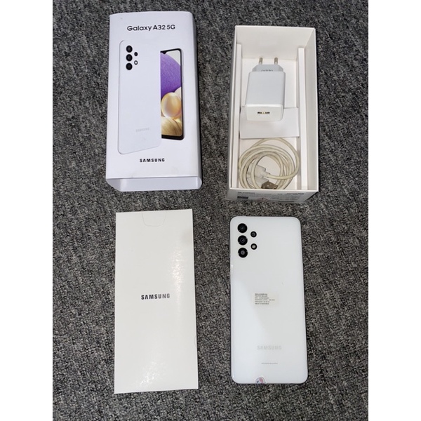 Samsung Galaxy A32 5G 8/128gb White Original ram rom 8 128 gb second mulus fullset hp no minus norma