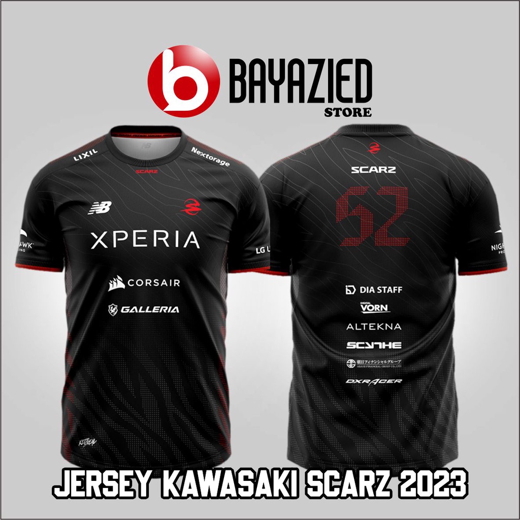 JERSEY SCARZ KAWASAKI GAME LIGA JEPANG