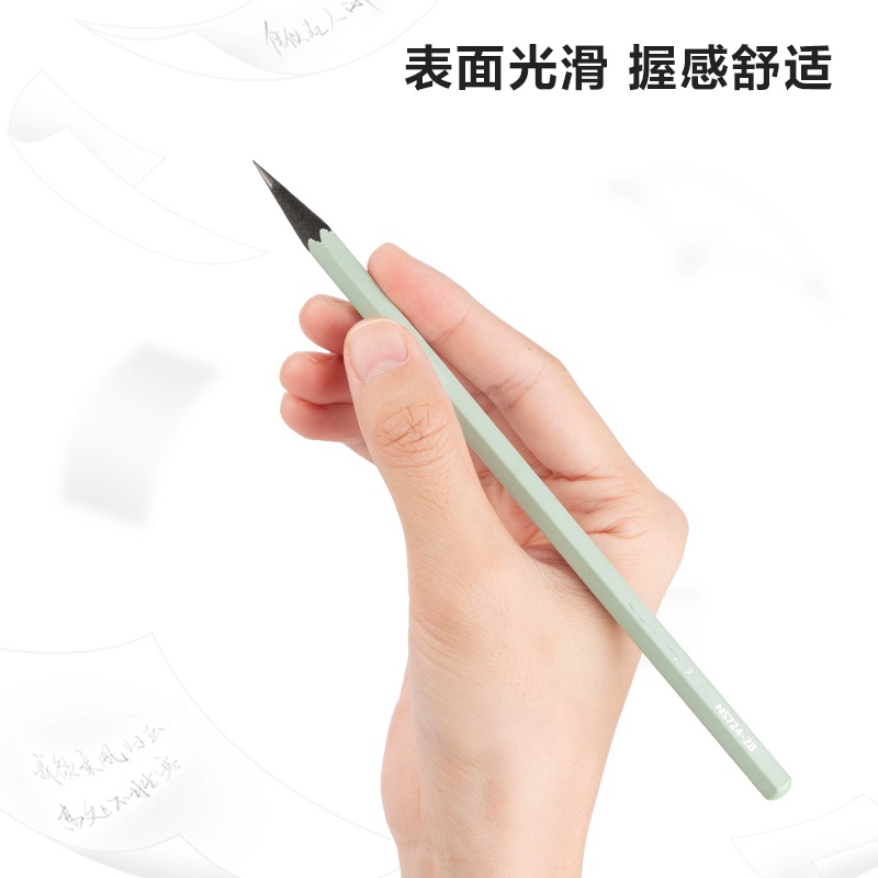 Nusign Graphite Pencil / Pensil 2B Warna Lucu Non Toxic NS724