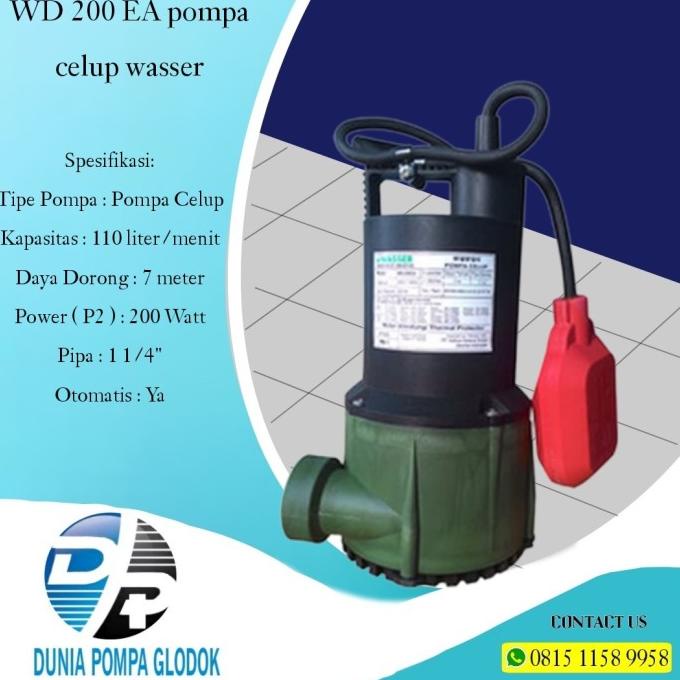 New Wd 200 Ea Pompa Celup Wasser