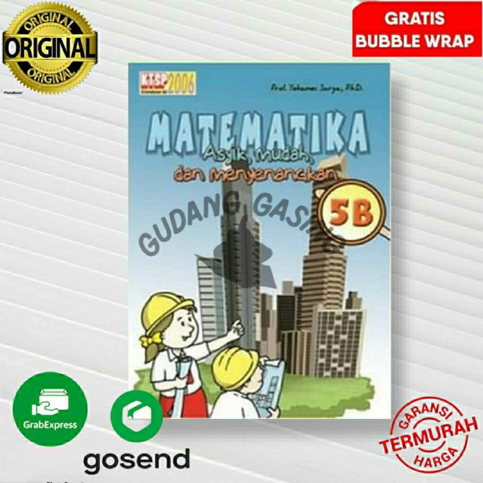 Jual Harga Promo Buku Matematika Asyik Mudah Dan Menyenangkan B Prof Yohanes Surya Buku