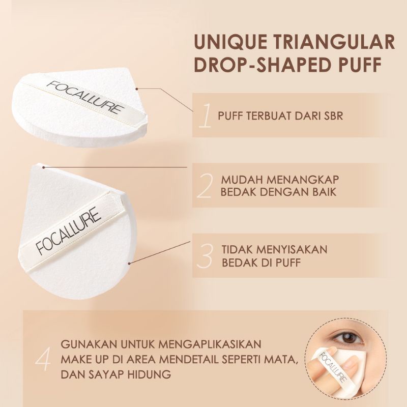 Focallure FA236 Oil Control Stay Matte Powder - Bedak Padat Waterproof