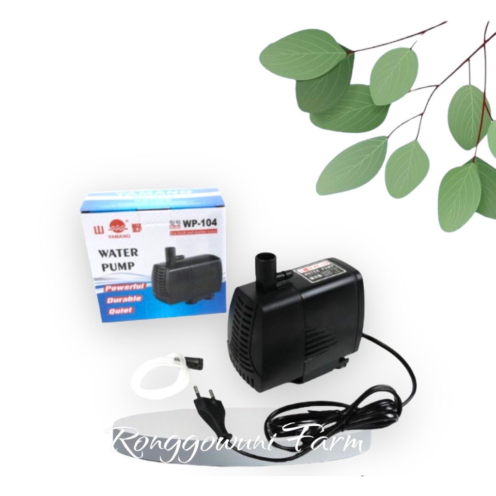 YAMANO WP 104 WP104 WP-104 Pompa Air Celup Pompa Kolam Aquarium