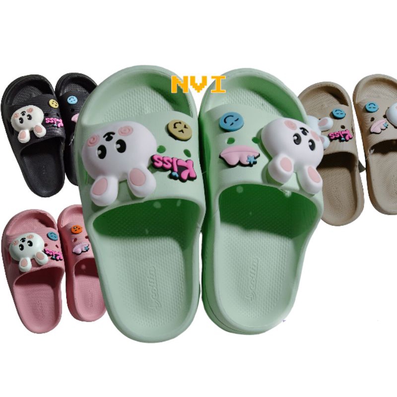 sandal jelly anak cewek cowok karakter empuk