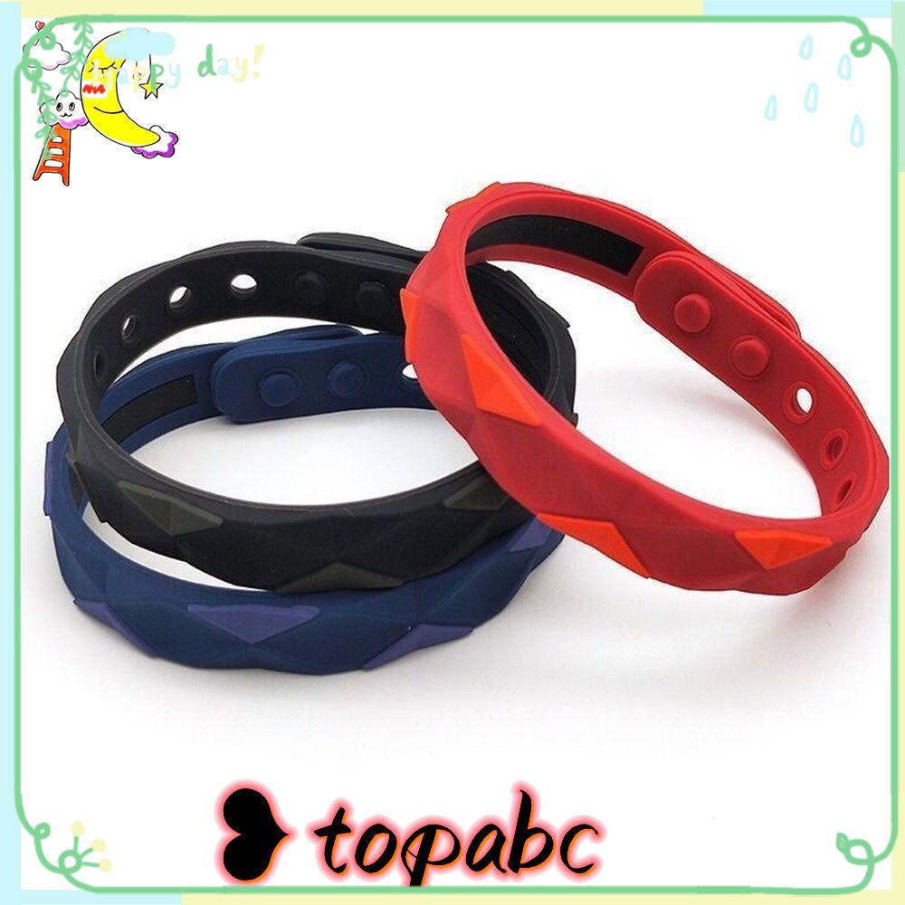 Top Anti Statis Gelang Manset Perhiasan Silica Gel Karet Bangle