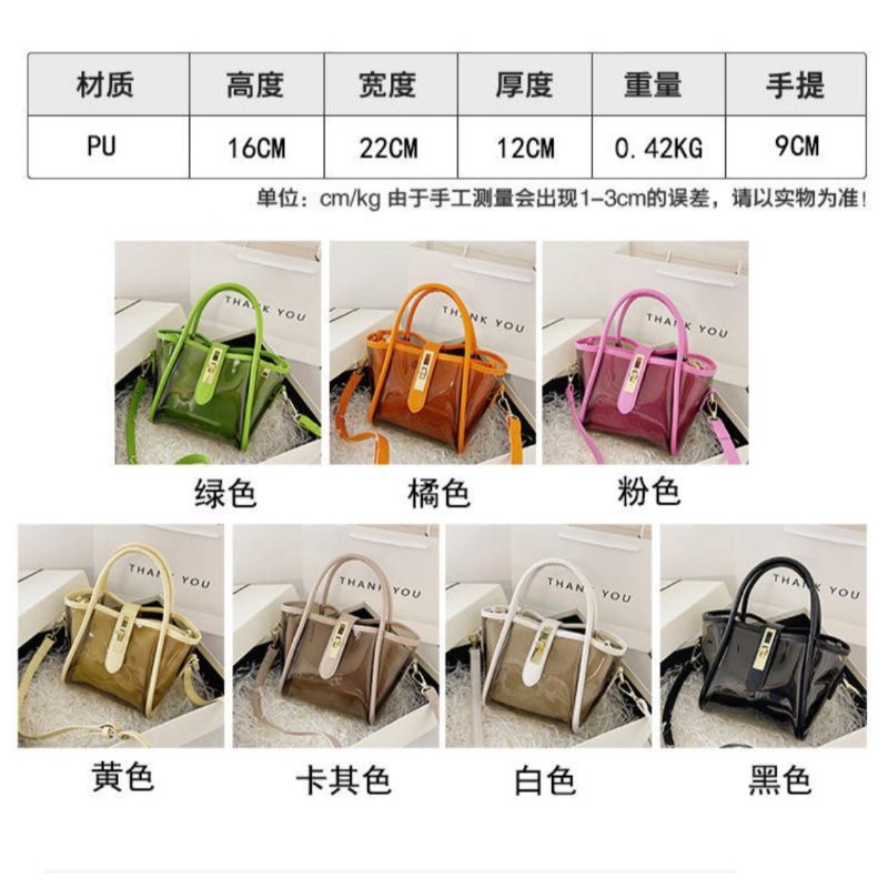 Tas selempang wanita | Tas bahu wanita| Totebag transfaran | Fashion wanita terbaru | Handbag wanita