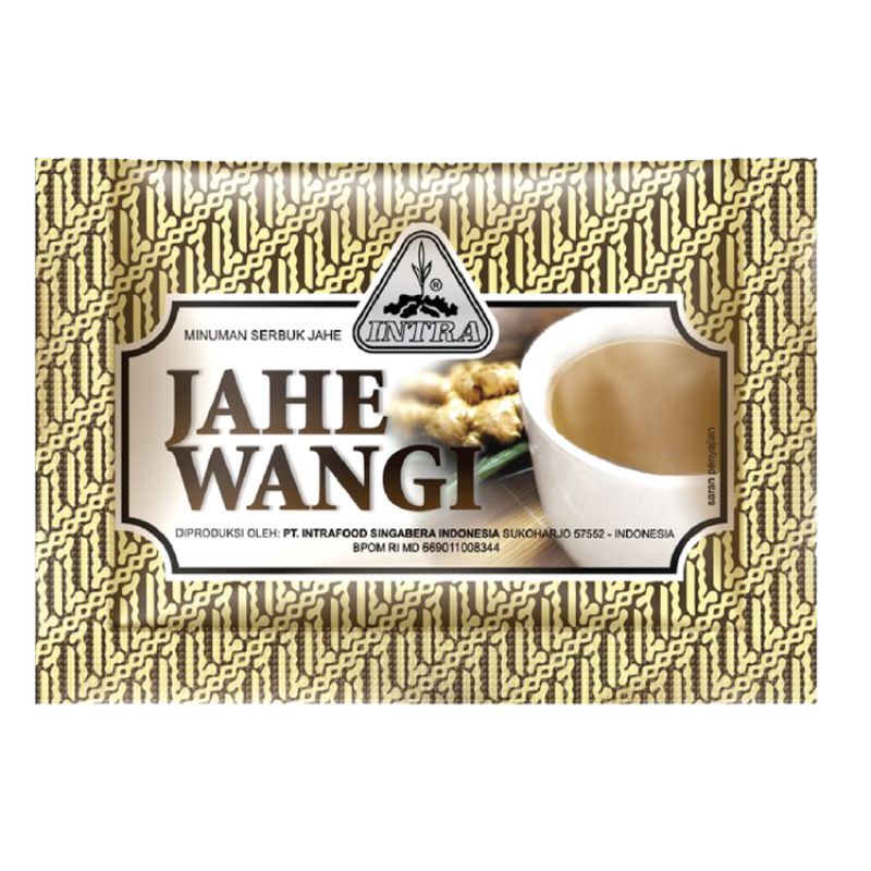 

jahe wangi intra 1 renteng 10 pcs isi 20 gram