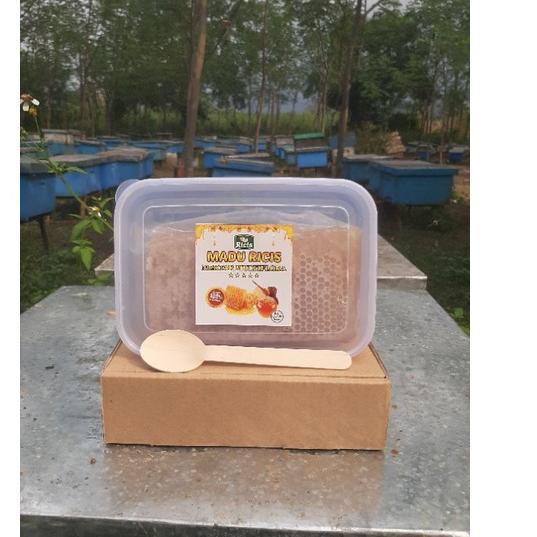 

COD✔️PROMO!!! Madu sarang asli sarang madu raw honey madu mentah honeycomb madu melifera 250 gram|SQ7