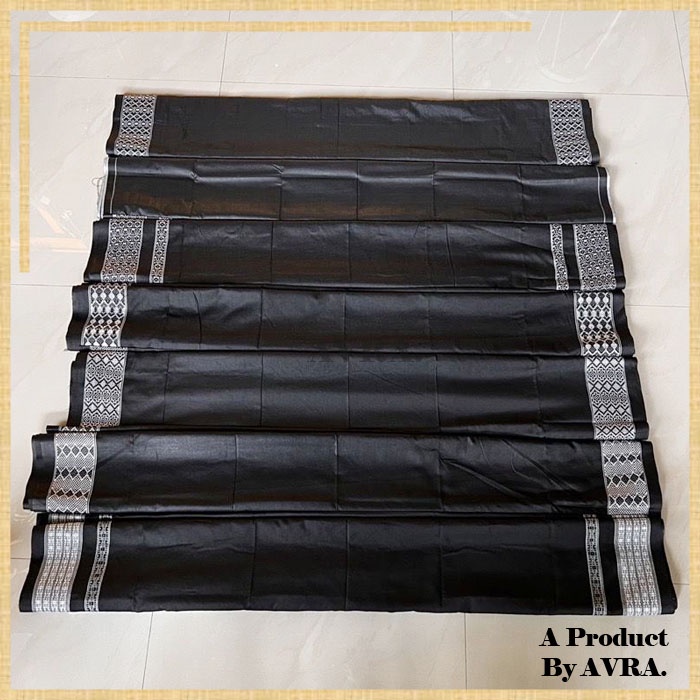 Sarung Pria Dewasa Hitam Polos Tenun Remaja Santri Motif Songket Bahan Adem Premium Unggul
