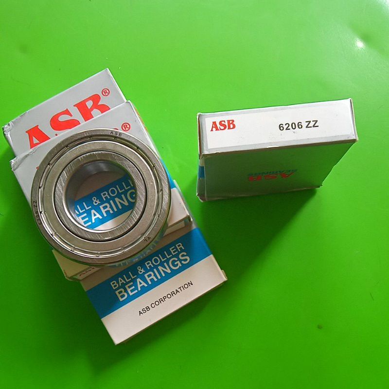 BEARING ASB 6206ZZ UNTUK RODA BELAKANG VIAR KAISAR SPAREPART MOTOR RODA 3 DLL