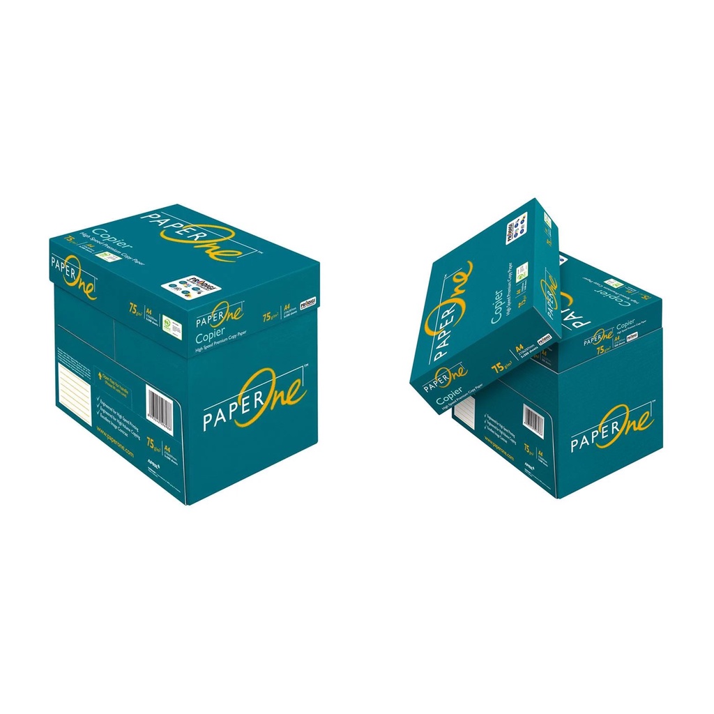 

PaperOne Kertas A4 75gr Copier 1 Box (2500 lembar) Kertas HVS