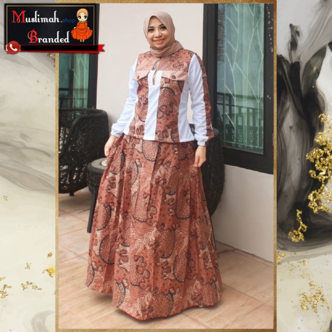 Deura Setelan Remaja D293 / Setelan Batik Wanita Terbaru / Setelan Remaja Kekinian MUSLIMAH BRANDED