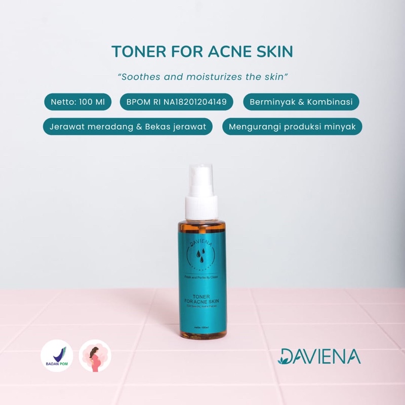 TONER ACNE SERIES DAVIENA / DAVIENA SKINCARE / TONER ACNE DAVIENA