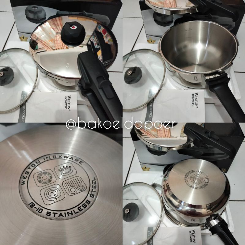 PRESSURE COOKER /PRESTO ORI WESTON SUS 304